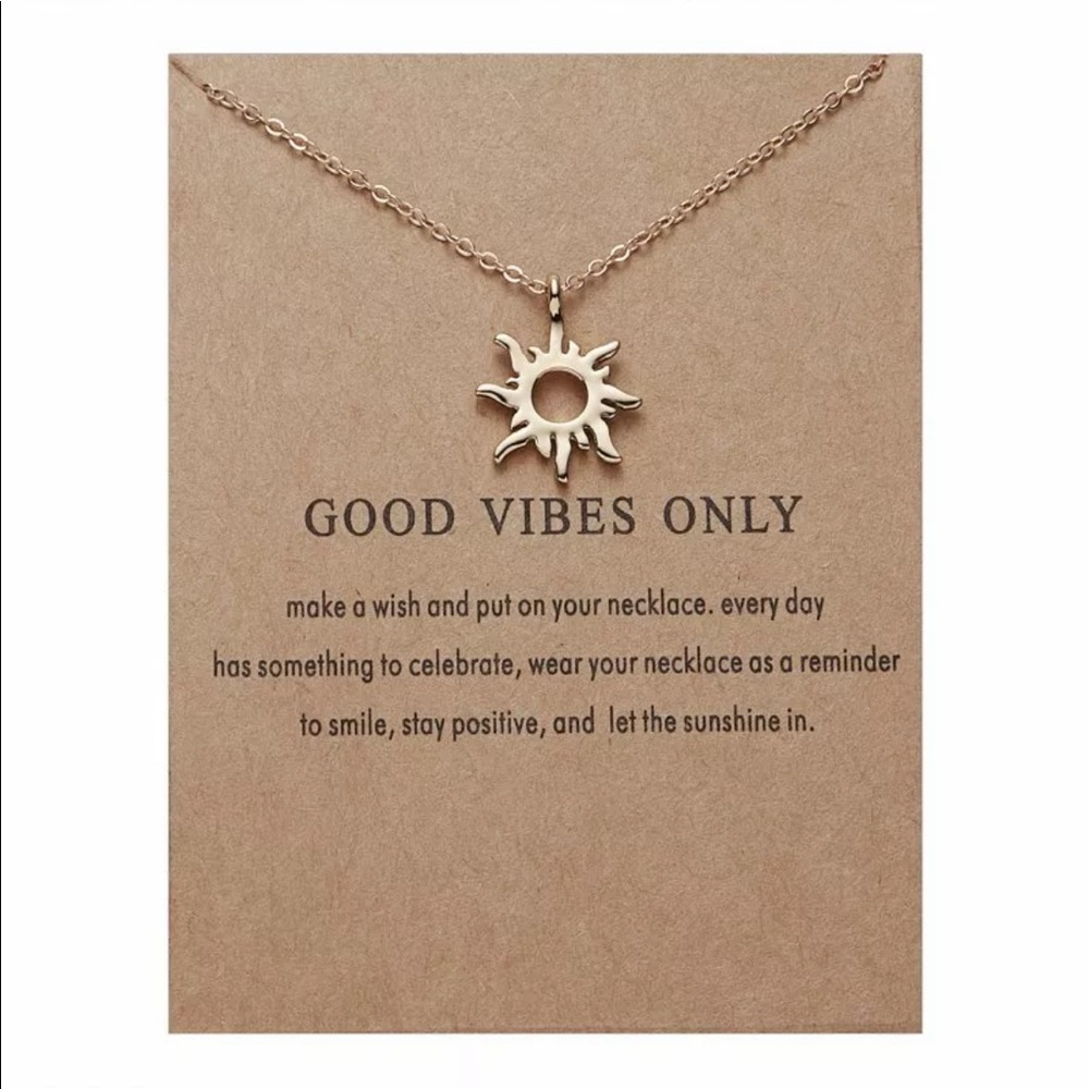GOOD VIBES ONLY 🌞 NECKLACE | one size